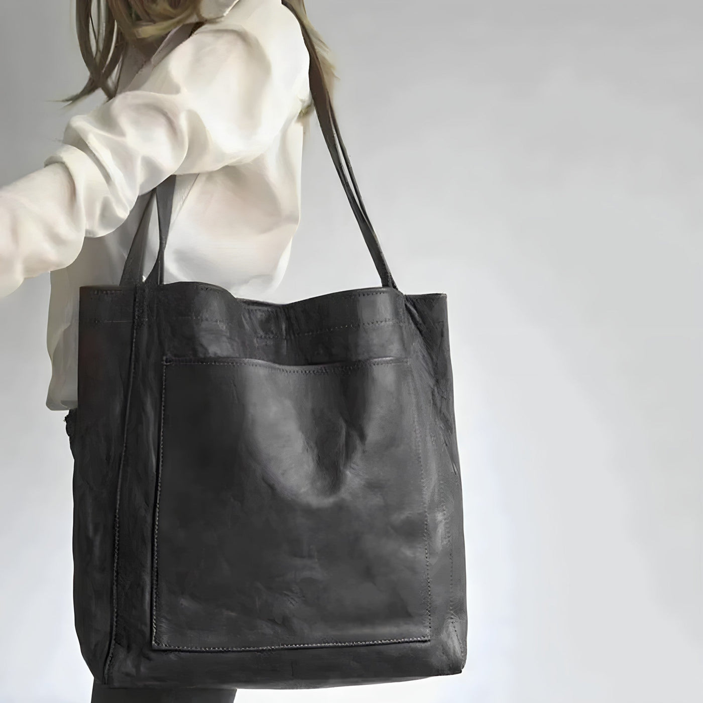 Aria - Handmade Vegan Leather Tote Bag